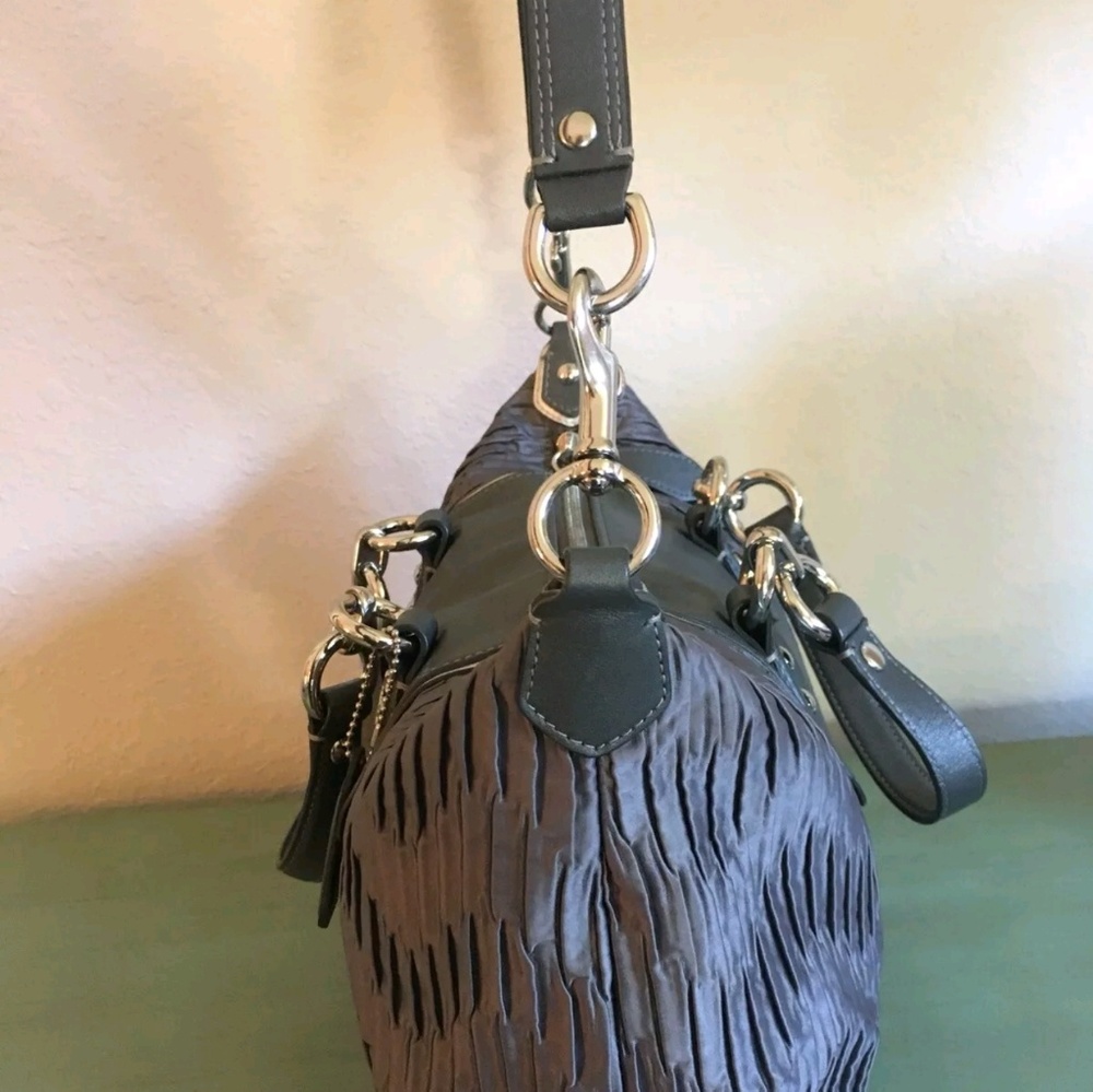 Coach Ashley Sateen Handbag - Picture 4 of 8